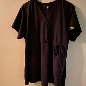 Wonderwink XL black maternity scrubs